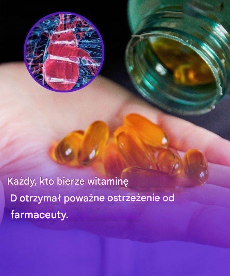 Farmaceuta ostrzega każdego, kto przyjmuje witaminę D