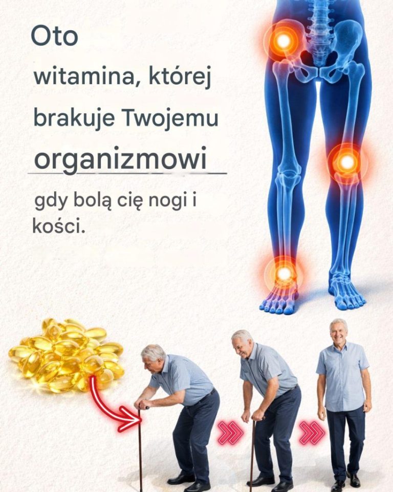 Niezbędna witamina łagodząca ból nóg i kości