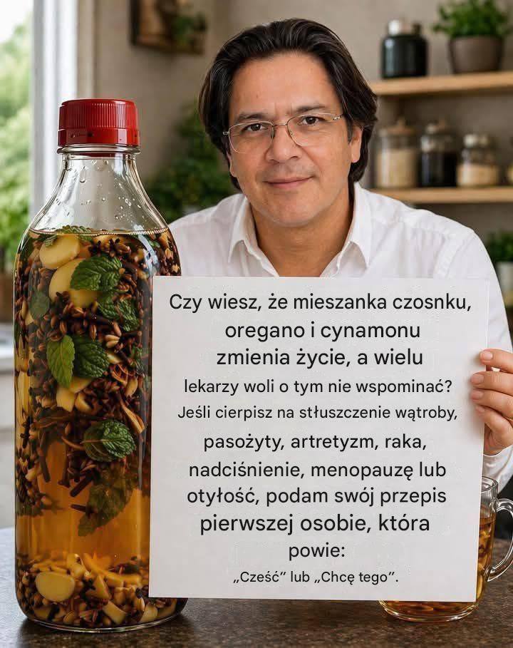 Niektórzy twierdzą, że czosnek i oregano odmieniają życie, a wielu lekarzy woli o tym nie wspominać. Podam ci przepis, jeśli powiesz