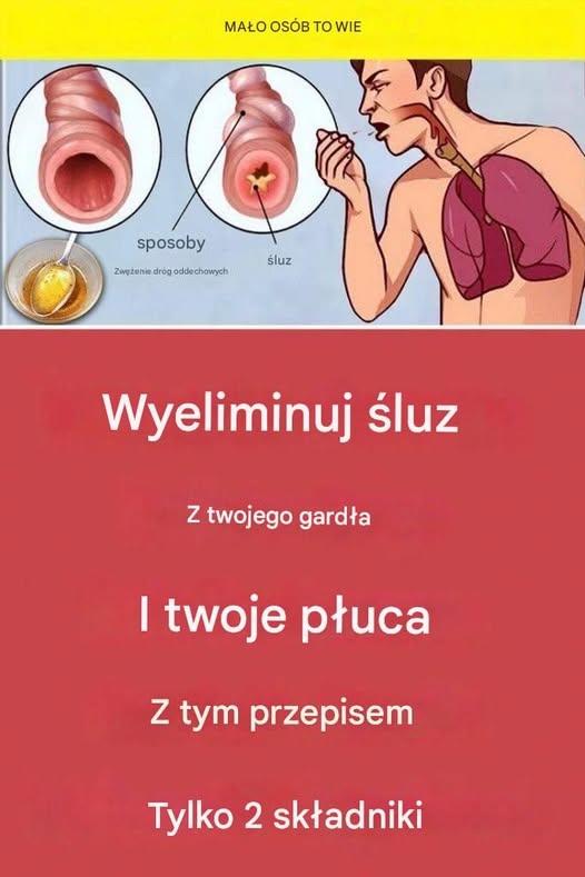 „Masz kaszel lub zalegającą flegmę? Ten prosty przepis z 2 składników pomaga oczyścić gardło i płuca”