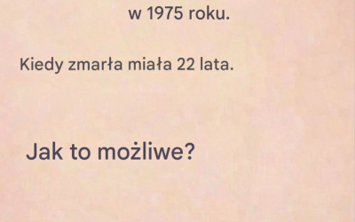 Zagadka: Ta kobieta urodziła się w 1975 roku